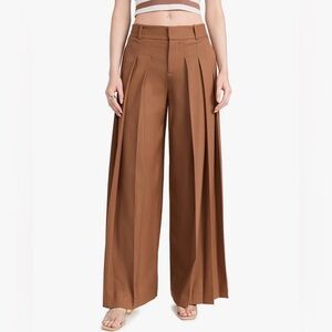 Alice + Olivia Simon High Rise Wide-Leg Pants